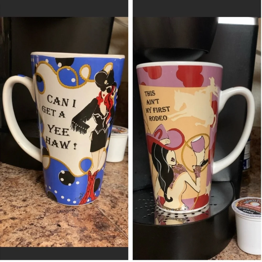 Cowgirl Coffee Mugs - Picture 1 of 9